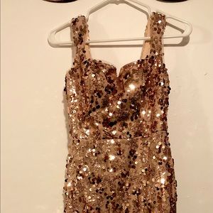 Gold Prom Dress